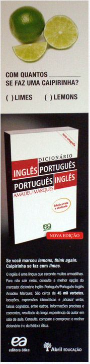 Com quantos Limes ou Lemons se faz uma caipirinha? Dicionrio Ingls/Portugus, Portugus/Ingls Amadeu Marques